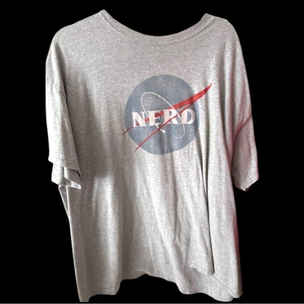 NASA Nerd Tee Unisex 3X Science Graphic Geek‎ Shirt